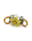 Soho Style value set Yellow / Pair Mini Spring Flower Hair Jaw