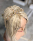 Rectangular Crystal Hair Crown