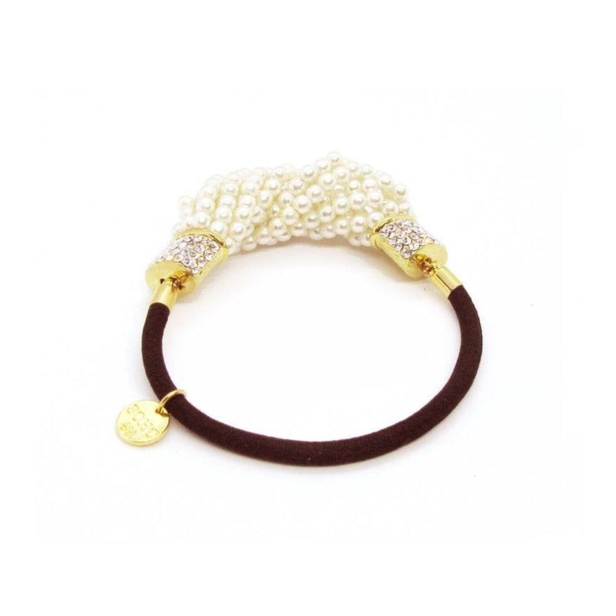Pearl Cluster Ponytail Holder - Soho Style Canada