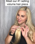 Ali 12" - Human Hair Thinning Enhancing Clip In Volumizer