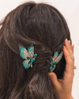Butterfly Wings Hair Combs (Pair)