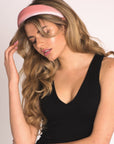 Soho Style- Headband, Uptown Girl Padded Velvet Headband in pink