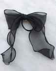 Chiffon Wire-Bow Ponytail Holder - Soho Style Canada