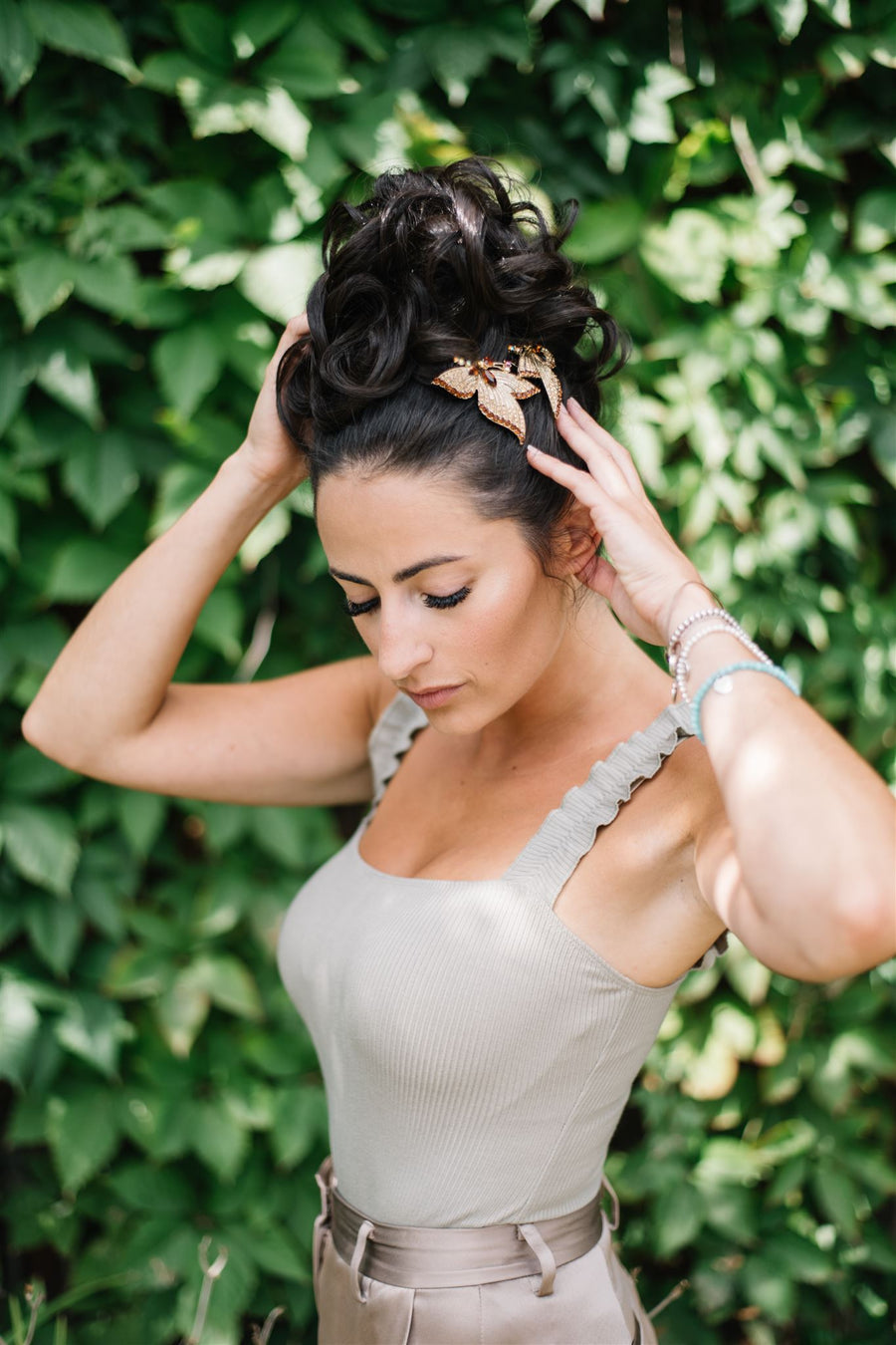Rena - Curly Updo Wired Extension