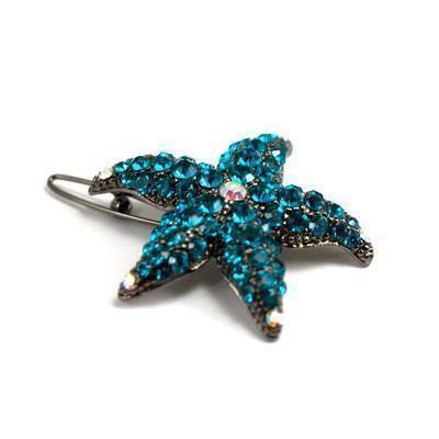 Soho Style Barrette Emerald Small Starfish Barrette