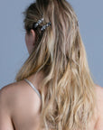 Frosted Flora Clips (Pair) -  Hair Clip, Soho Style