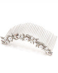 Soho Style Hair Comb Pearl & Crystal Curved Comb