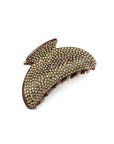 Soho Style Hair Jaws Amber Large Lightweight Crystal Covered Hair Jaw