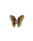 Soho Style Hair Jaws Amber / Single Ombre Crystal Butterfly Jaw