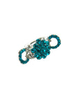 Soho Style Hair Jaws emerald / Single Mini Crystal Cluster Hair Jaw