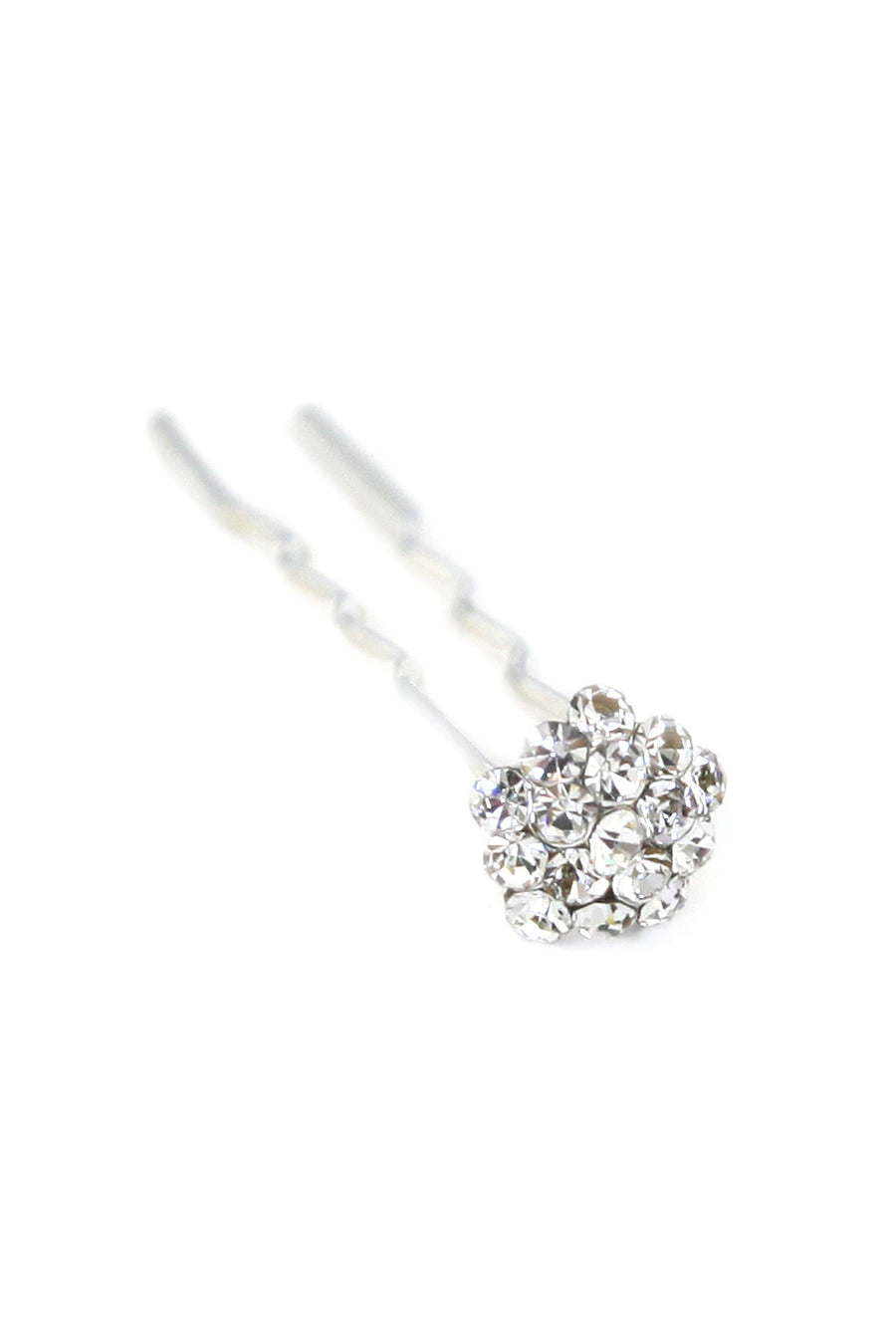 Soho Style Stick Clear Mini Crystal Cluster Hair Stick
